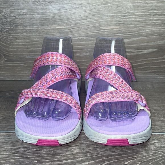 Dansko Rosette Fuchsia Multi Women’s Sz 9.5-10/EU 40 Hook & Loop Sandals - Picture 2 of 10